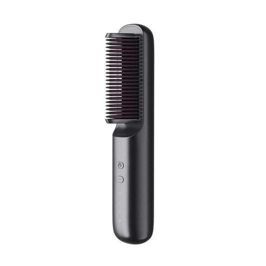 Wireless USB Rechargeable Hair Straightener Comb, Negative Hair Straightening Brush, Professional Diffuser Hair Styling Tool for Home & Salon Use, National Day Offers