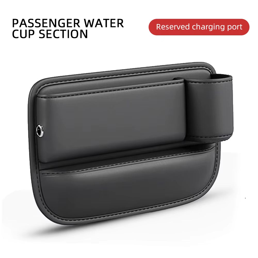 PU Leather Car Seat Gap Bag Multifunction Car Seat Organizer Auto Console Side Seat Plug Filler Organizer Box Car Interior